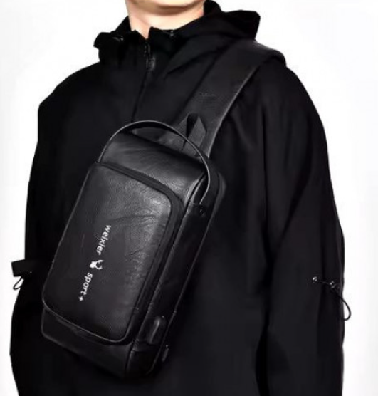Bolso Impermeable Antirrobo para Hombre – Negro