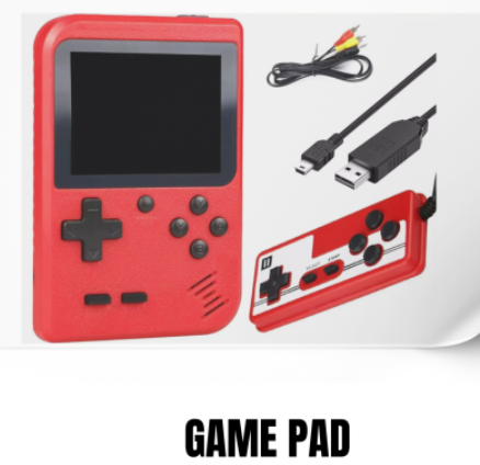 Consola Portátil Game Boy SD-400IN1 | 400 Juegos Clásicos, Recargable y Conexión para TV