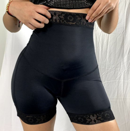 Faja Short Moldeadora Negra de Alta Compresión | Tallas S a 3XL