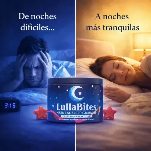 LullaBites™ Gomitas para Dormir — Sin Melatonina