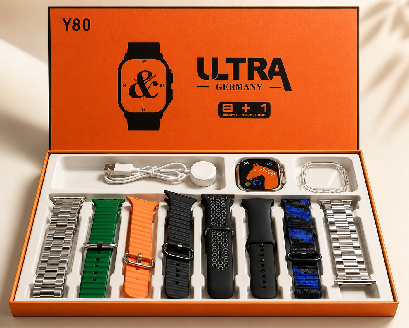 RELOJ SMARTWATCH GERMANY - 8 CORREAS