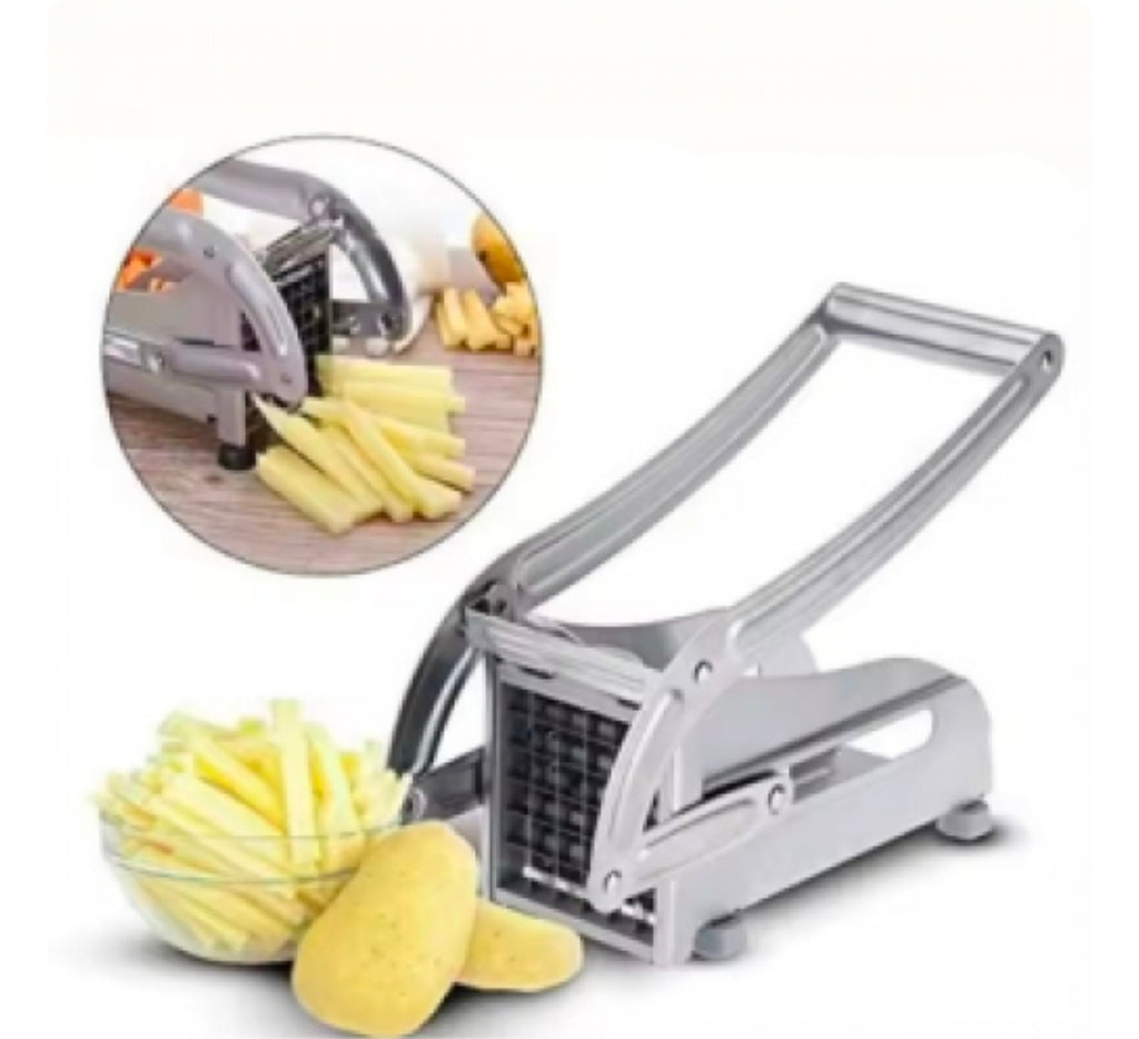 Cortadora de Papas Fritas de Acero Inoxidable – Corte Rápido y Uniforme