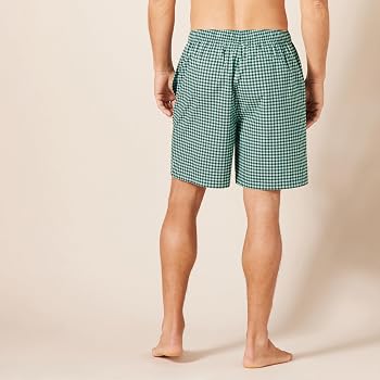 Pantalón Corto para Hombre | Estampado Cuadros Verde | Talla Única