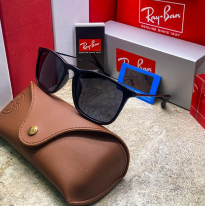 Gafas de Sol Estilo Chris Negro/Verde con Estuche Premium