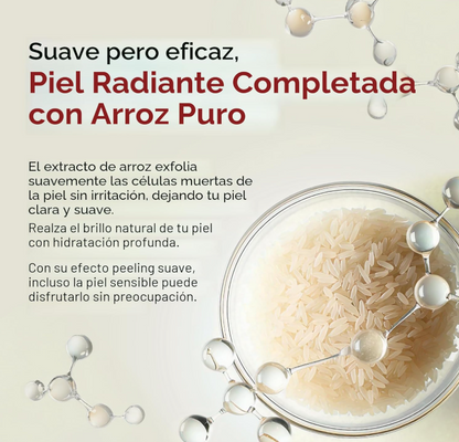 DR. MELAXIN Peel Shot Glow Ampoule 80ml | Ampolla Exfoliante de Arroz para Piel Radiante y Libre de Puntos Negros