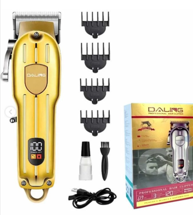 Máquina de Recortar Darling Profesional Recargable | Cortadora de Cabello y Barba con Accesorios