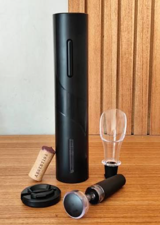 Destapador de Vino Eléctrico Recargable USB | Sacacorchos Automático para Botellas de Vino