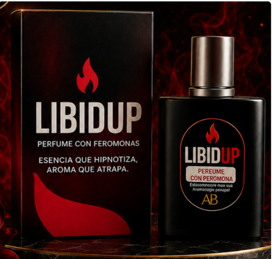 LIBIDUP Perfume con Feromonas 30ml para Hombre - Esencia que Hipnotiza