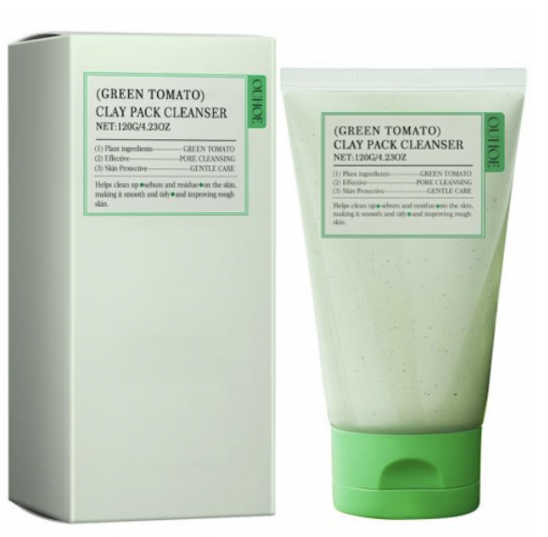 Mascarilla Facial de Arcilla de Tomate Verde OJIO 120g limpieza de poros y control de grasa