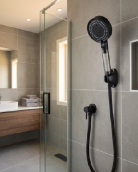 Ducha de Mano con Manguera de Alta Presión | Fácil Instalación y Diseño Moderno