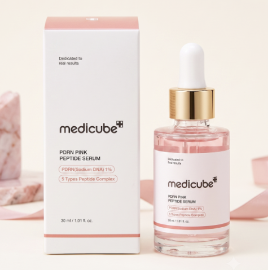 Medicube PDRN Pink Peptide Serum | Sérum de ADN de Salmón con Niacinamida y Péptidos 30ml