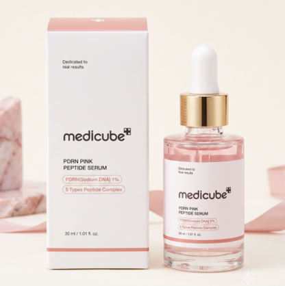 Medicube PDRN Pink Peptide Serum | Sérum de ADN de Salmón con Niacinamida y Péptidos 30ml