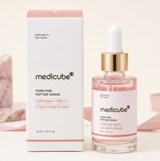 Medicube PDRN Pink Peptide Serum | Sérum de ADN de Salmón con Niacinamida y Péptidos 30ml