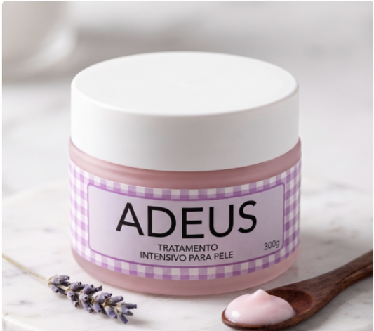 Adeus Crema Brasileña Antiestrías y Reafirmante 300g | Hidratación Intensiva para una Piel Más Lisa y Elástica