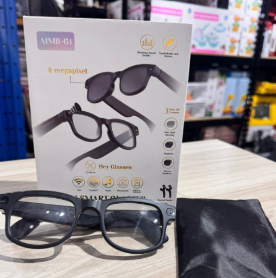 Gafas Inteligentes con Cámara HD y Grabación de Video | Lentes Intercambiables, Diseño Moderno y Recargables