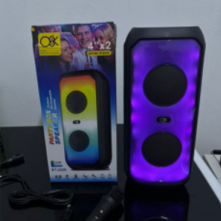 Bocina Doble Bluetooth 8 Pulgadas
