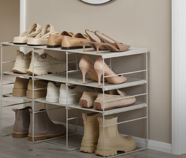 Organizador de Zapatos 3 Pares — Apilable y Transparente J03-29