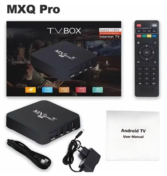 TV Box MXQ PRO Android — Convierte tu TV en Smart TV 4K