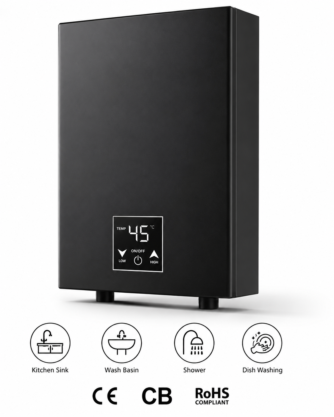 Calentador de Agua Eléctrico Temmax – Agua Caliente al Instante