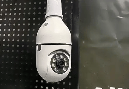Bombillo Cámara WiFi 360° HD | Cámara de Seguridad con Visión Nocturna y Detección de Movimiento