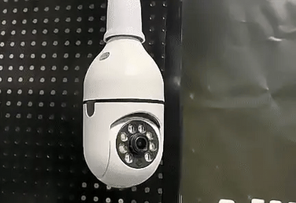 Bombillo Cámara WiFi 360° HD | Cámara de Seguridad con Visión Nocturna y Detección de Movimiento