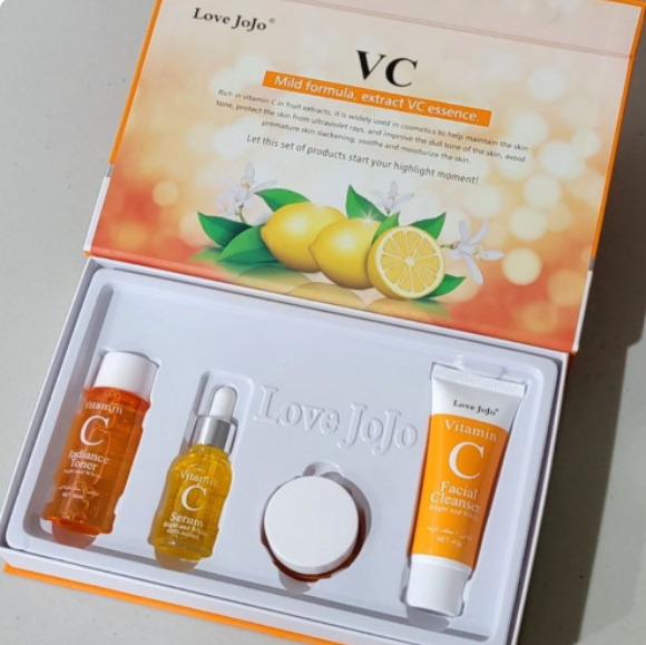 Kit Facial Vitamina C Love Jojo – Rutina Completa Iluminadora