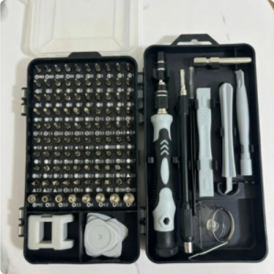 Kit Destornilladores de Precisión 115 en 1 – Reparación de Electrónicos y Más