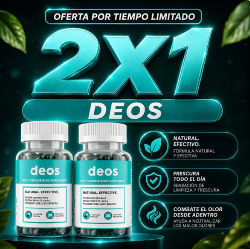 2x1 Deos  – Suplemento Desodorizante Natural