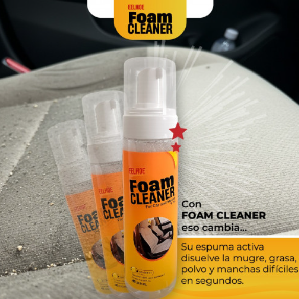 Foam Cleaner EELHOE espuma activa multiuso 200ml limpiador profesional para auto y hogar sin enjuague