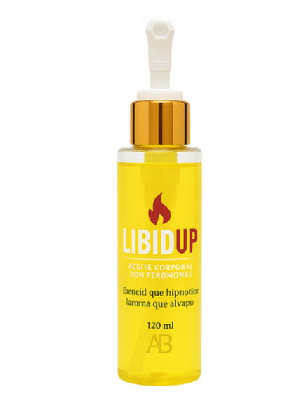 LIBIDUP Aceite Corporal con Feromonas 120ml para Hombre