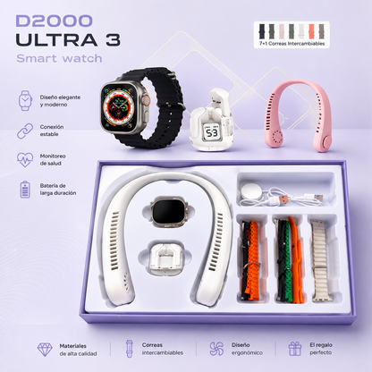RELOJ ULTRA 3 D2000 SMART WATCH