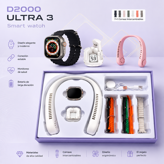 RELOJ ULTRA 3 D2000 SMART WATCH