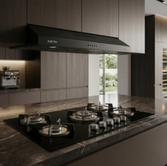 Extractor de Grasa Empotrable Premium – Negro Mate
