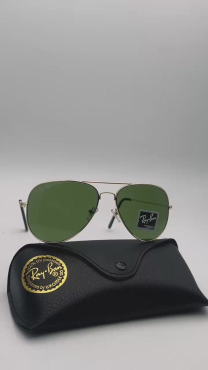 Gafas de Sol Estilo Aviator con Estuche Premium