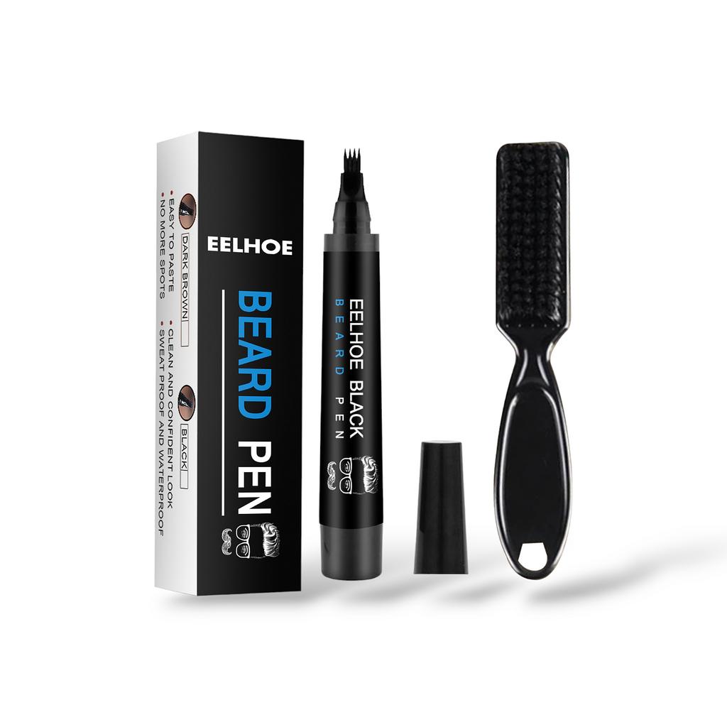 PEN BEARD Kit Rellenador de Barba | Lápiz Impermeable para Barba Más Densa y Definida