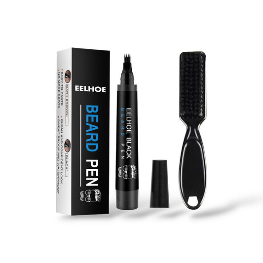 PEN BEARD Kit Rellenador de Barba | Lápiz Impermeable para Barba Más Densa y Definida