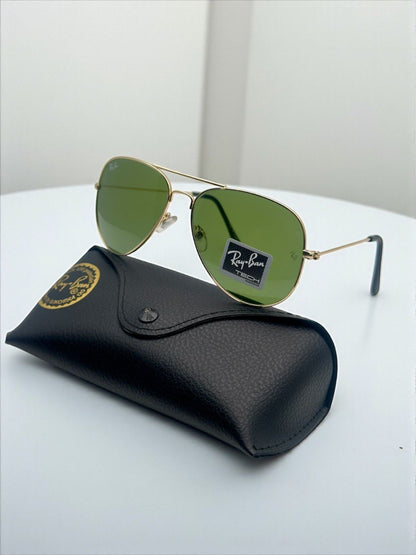 Gafas de Sol Estilo Aviator con Estuche Premium