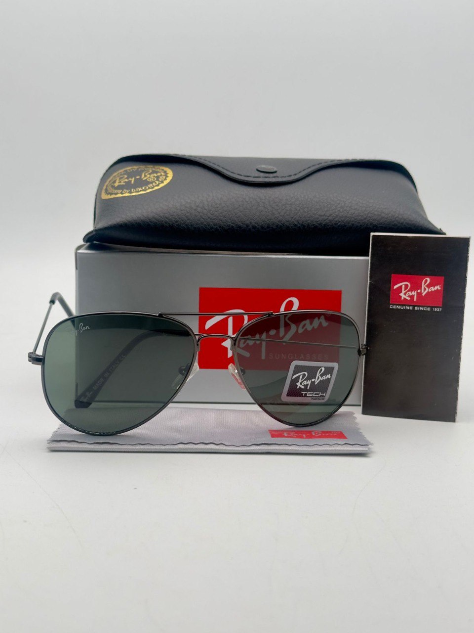 Gafas de Sol Estilo Aviator con Estuche Premium