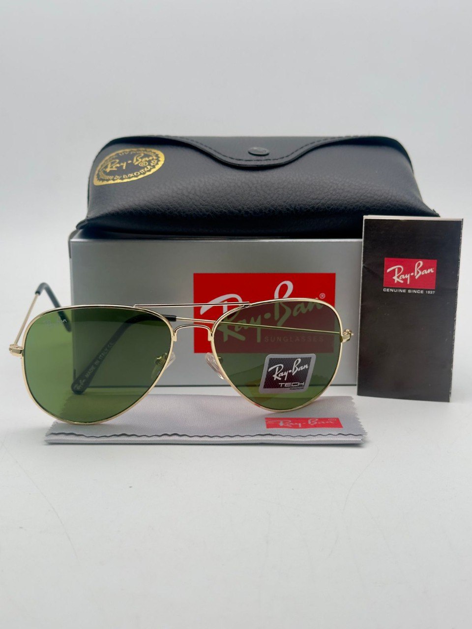 Gafas de Sol Estilo Aviator con Estuche Premium