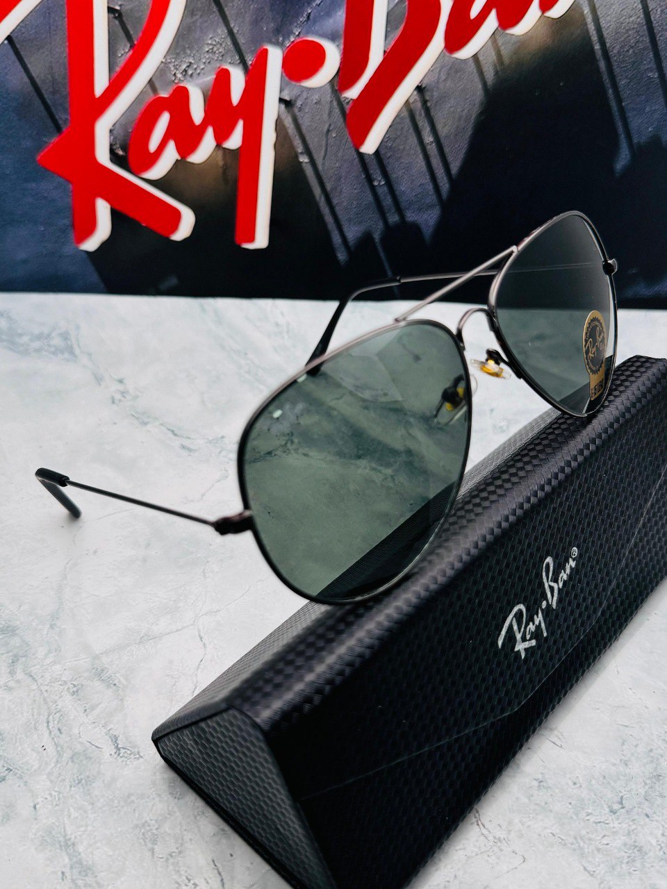 Gafas de Sol Estilo Aviator con Estuche Premium