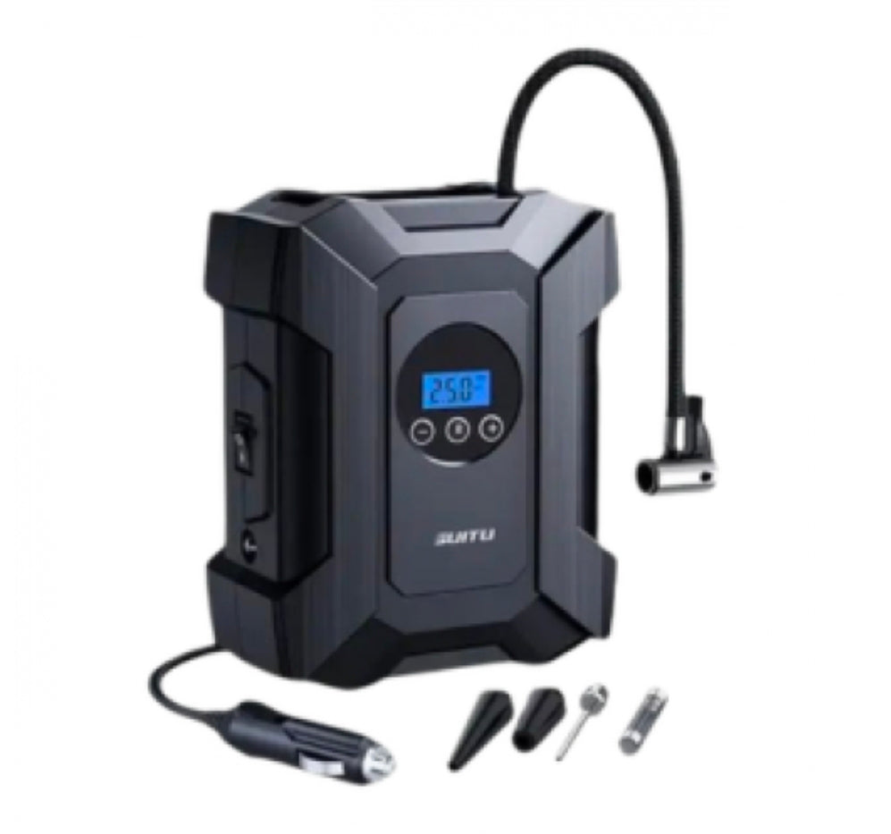 Compresor Digital de Aire para Neumáticos – Portátil 12V con Pantalla LCD